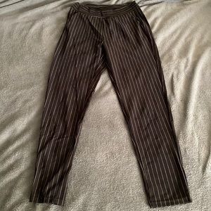 Black Pinstripe Dress Pants Size Small